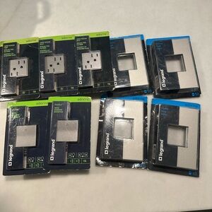 Legrand outlets, plates and switches